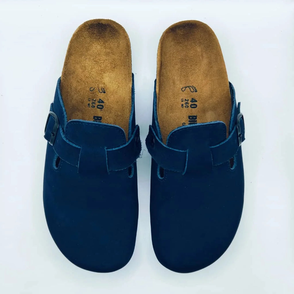 BOSTON NUBUCK BLEU