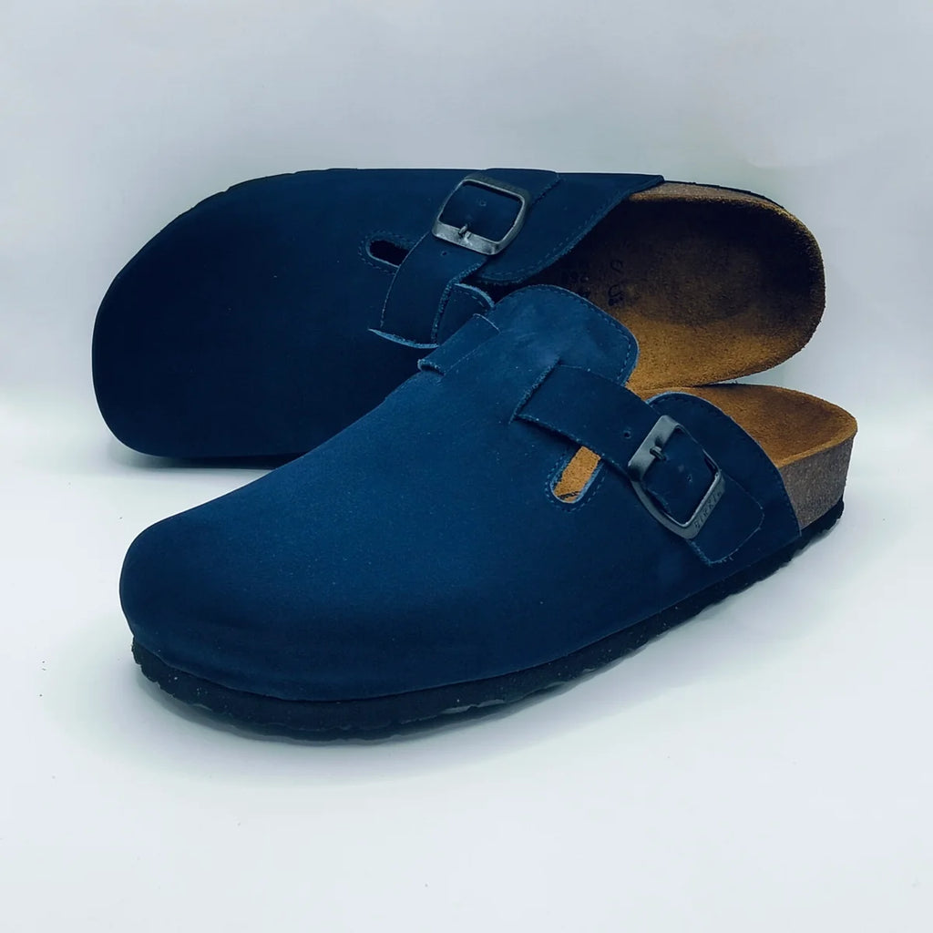 BOSTON NUBUCK BLEU