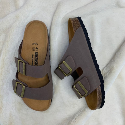 ARIZONA NUBUCK MARRON BOUCLE DOREE