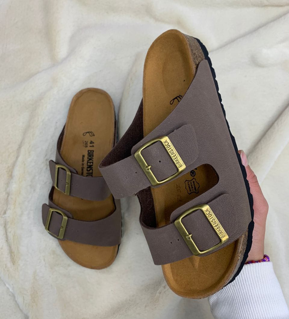 ARIZONA NUBUCK MARRON BOUCLE DOREE
