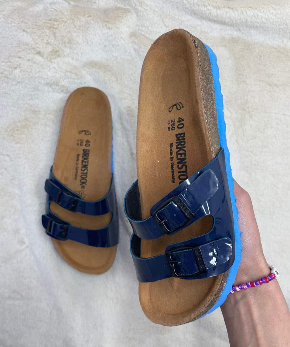 IBIZA BLEU VERNIS EVA BLEU