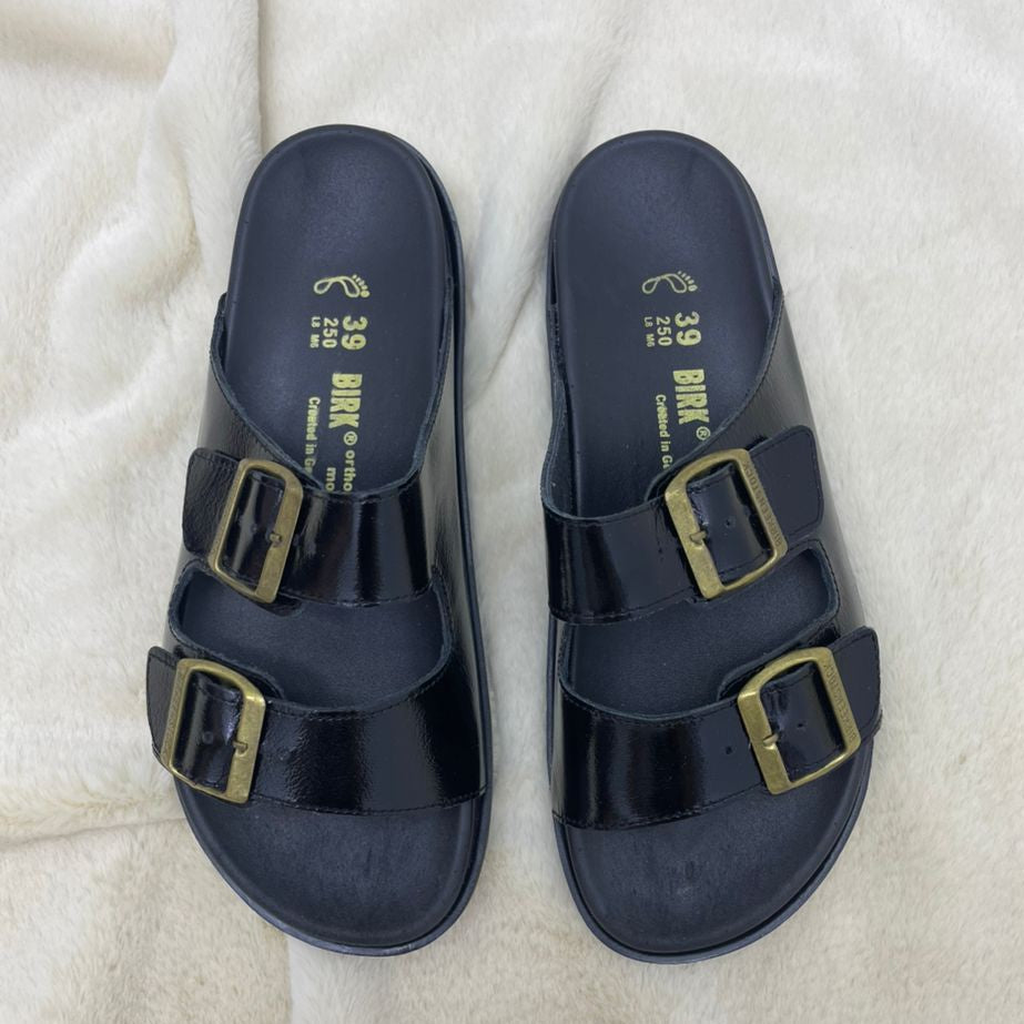 ARIZONA EVA NOIR CUIR GLACÉ