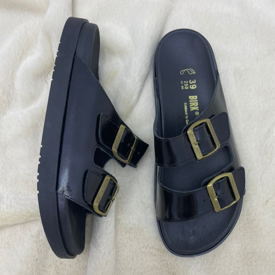 ARIZONA EVA NOIR CUIR GLACÉ