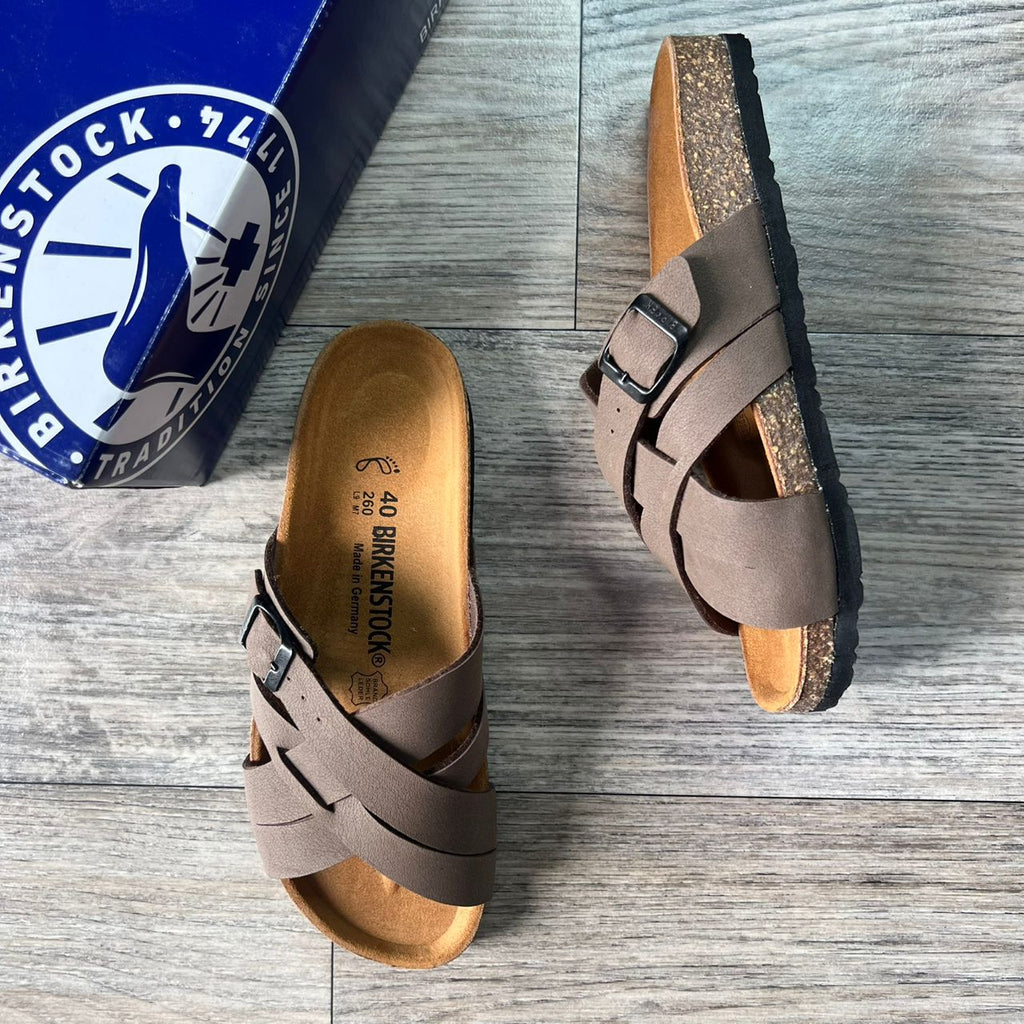 LUGANNOU NUBUCK MARRON