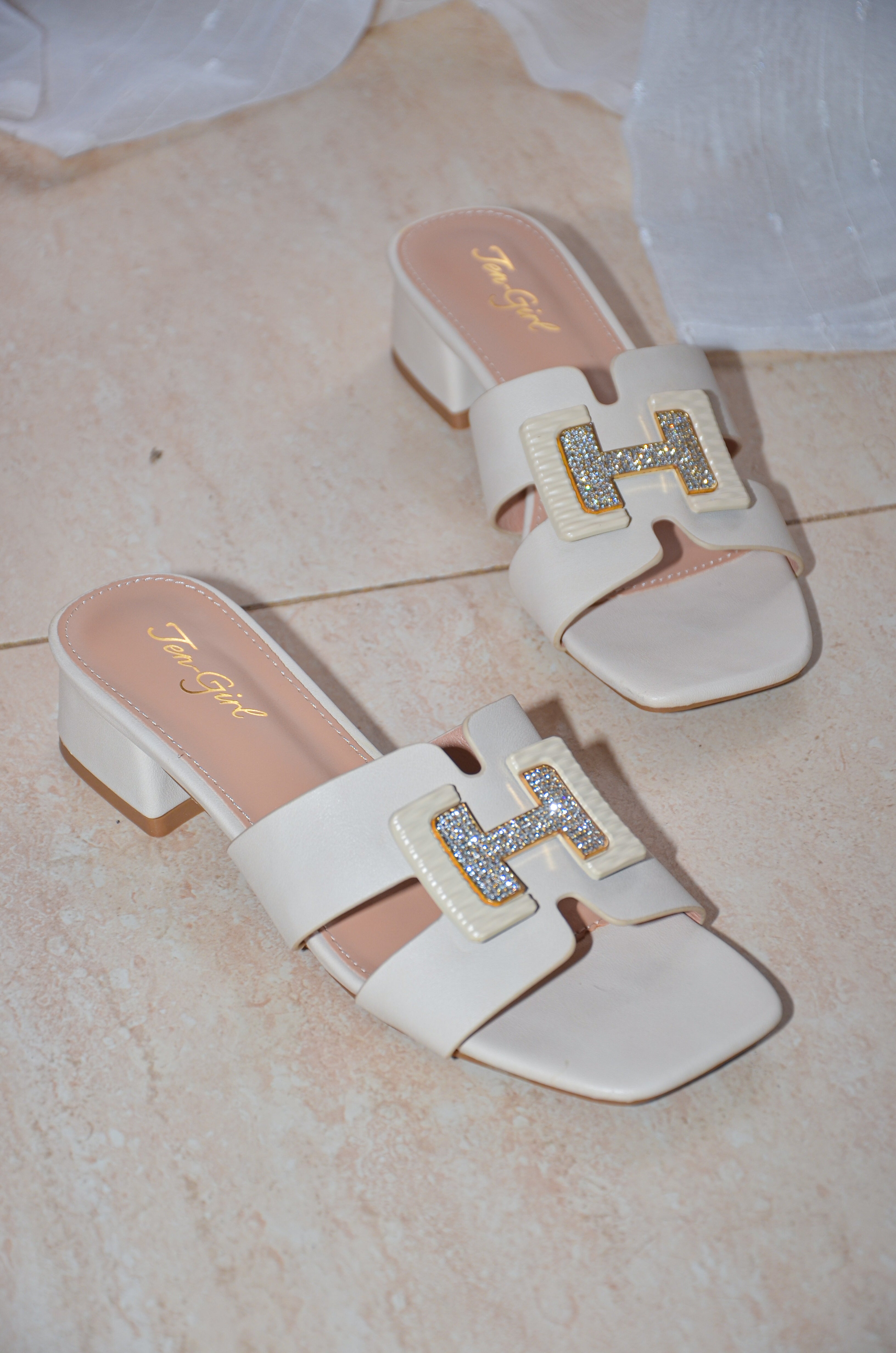 DEMI SABOT T-5071 OFF WHITE
