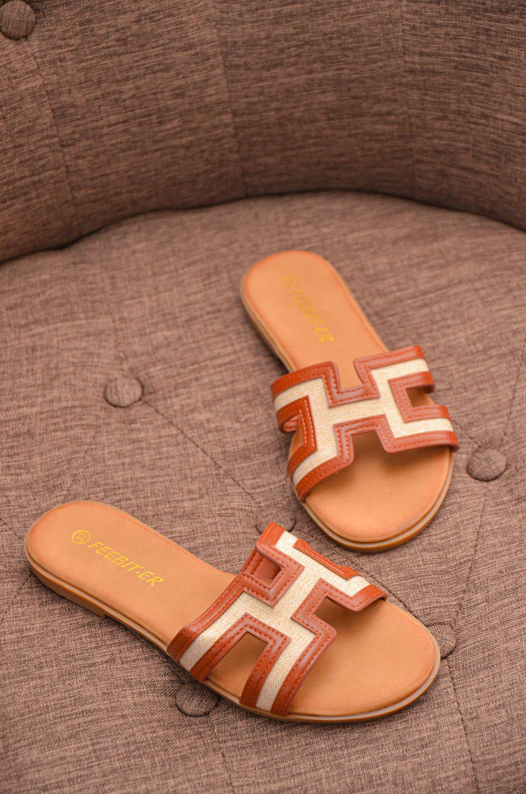 MULE MT-1638 MARRON/BEIGE