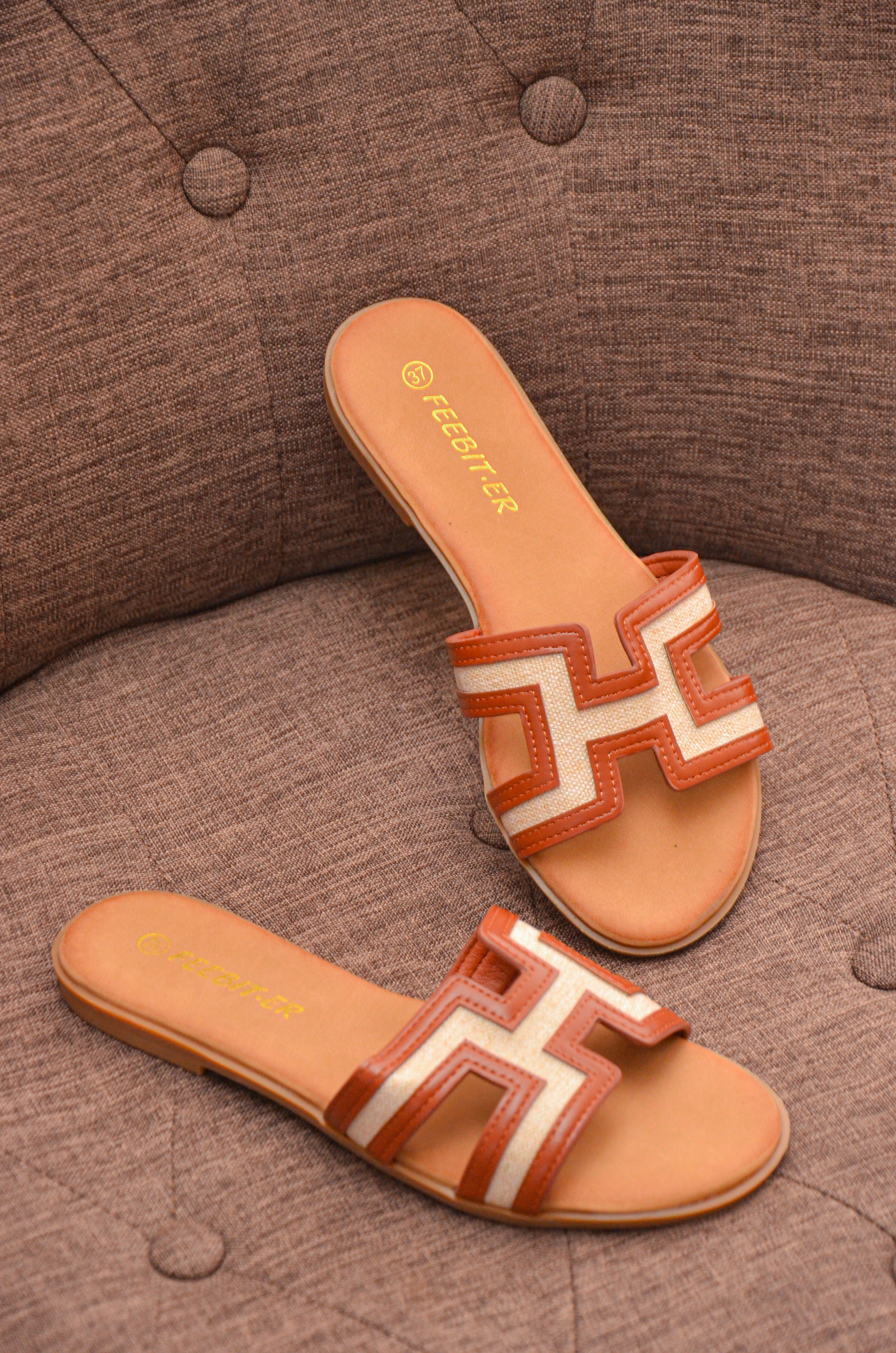 MULE MT-1638 MARRON/BEIGE