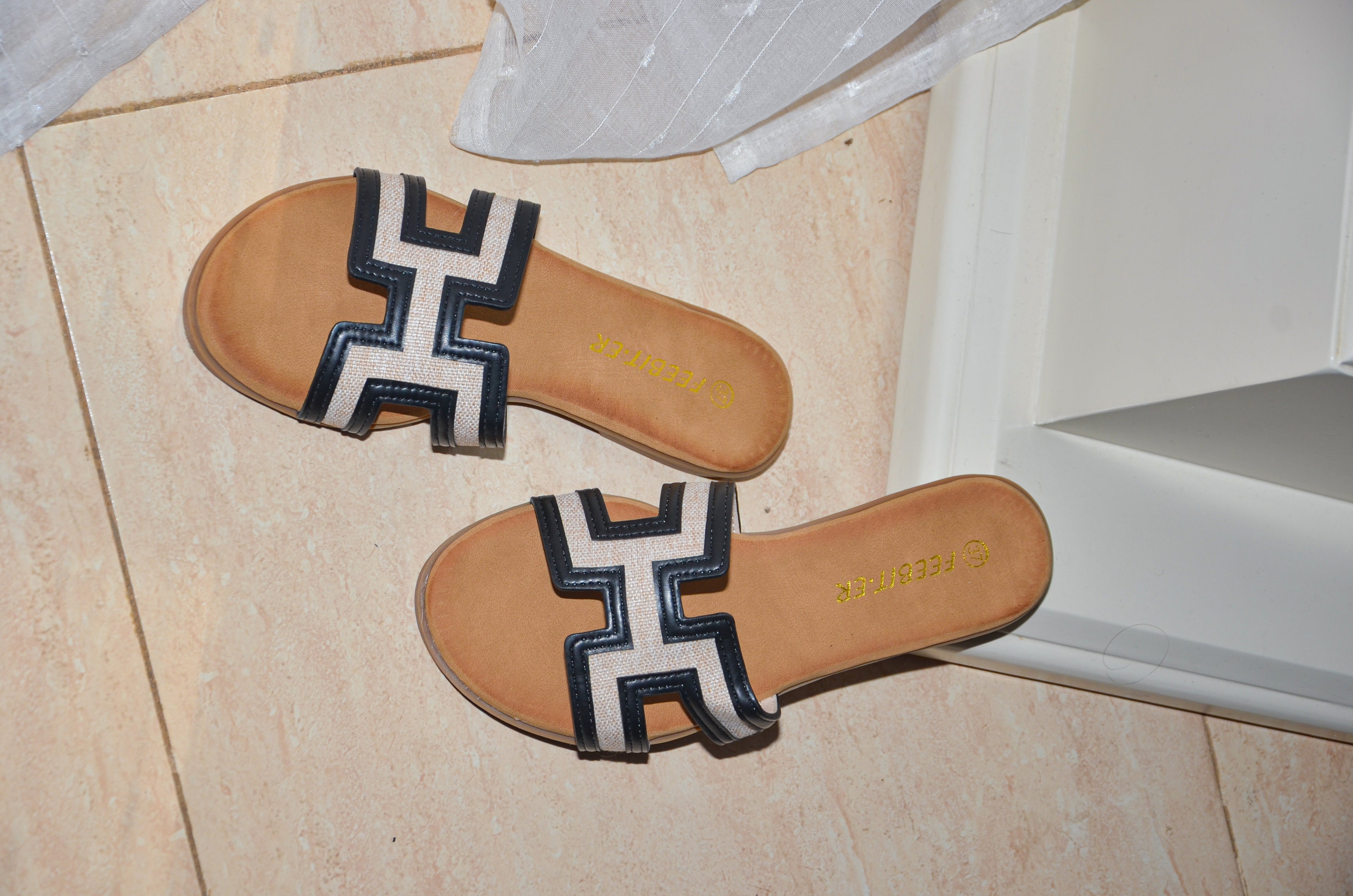 MULE MT-1638 NOIR/BEIGE