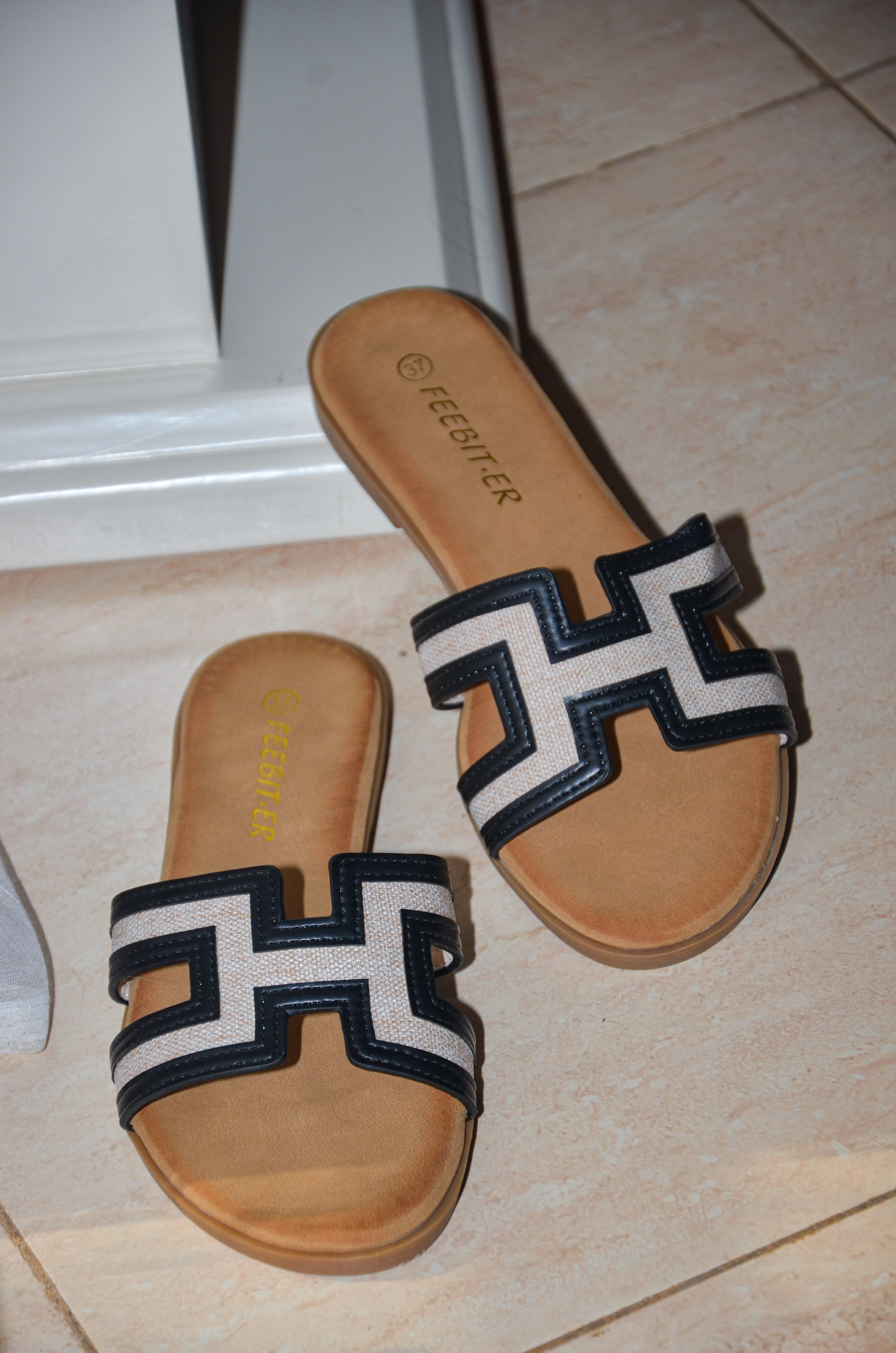 MULE MT-1638 NOIR/BEIGE