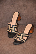 DEMI SABOT TC-62 NOIR/BEIGE