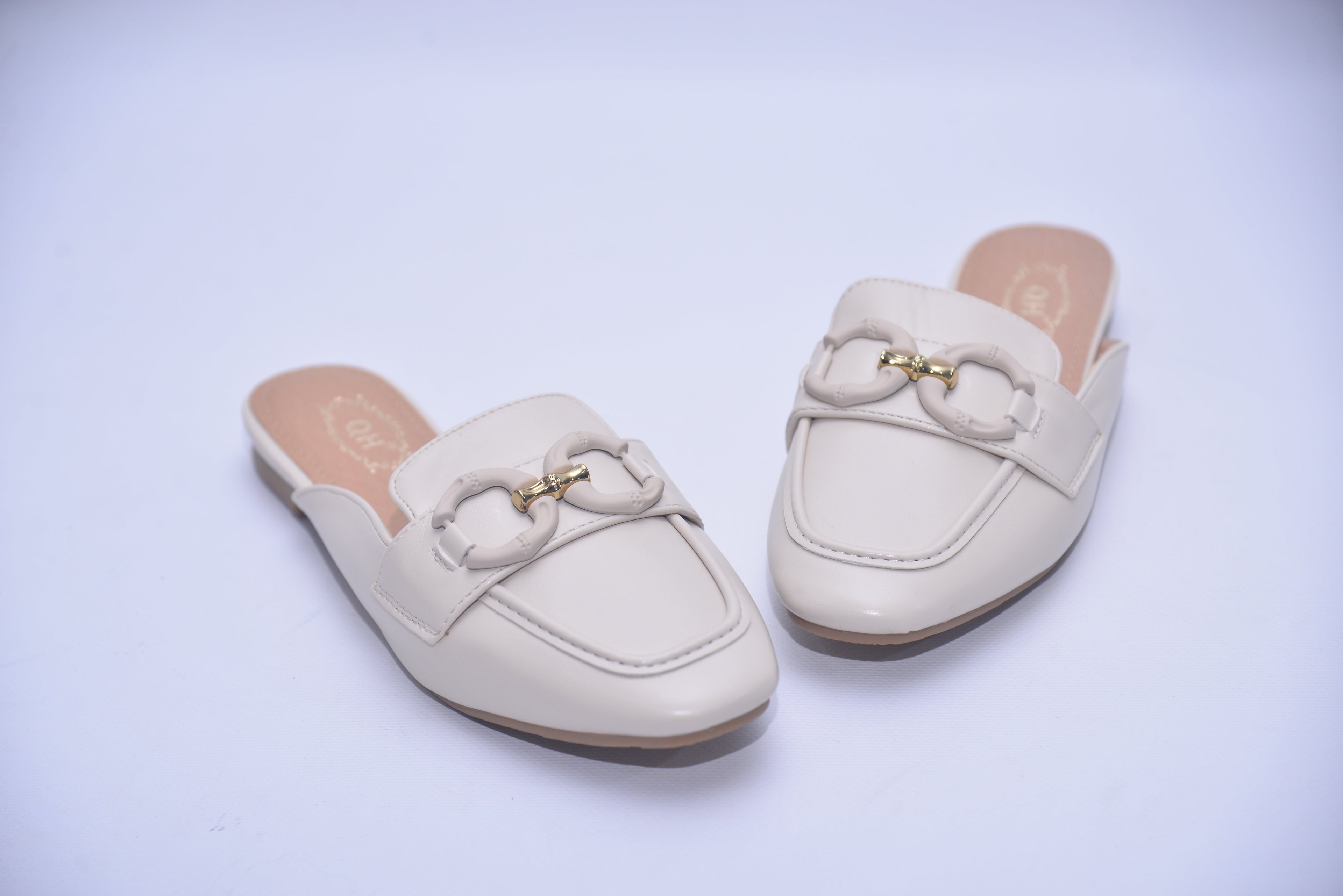 MULE BALLERINE A-1893 CREME