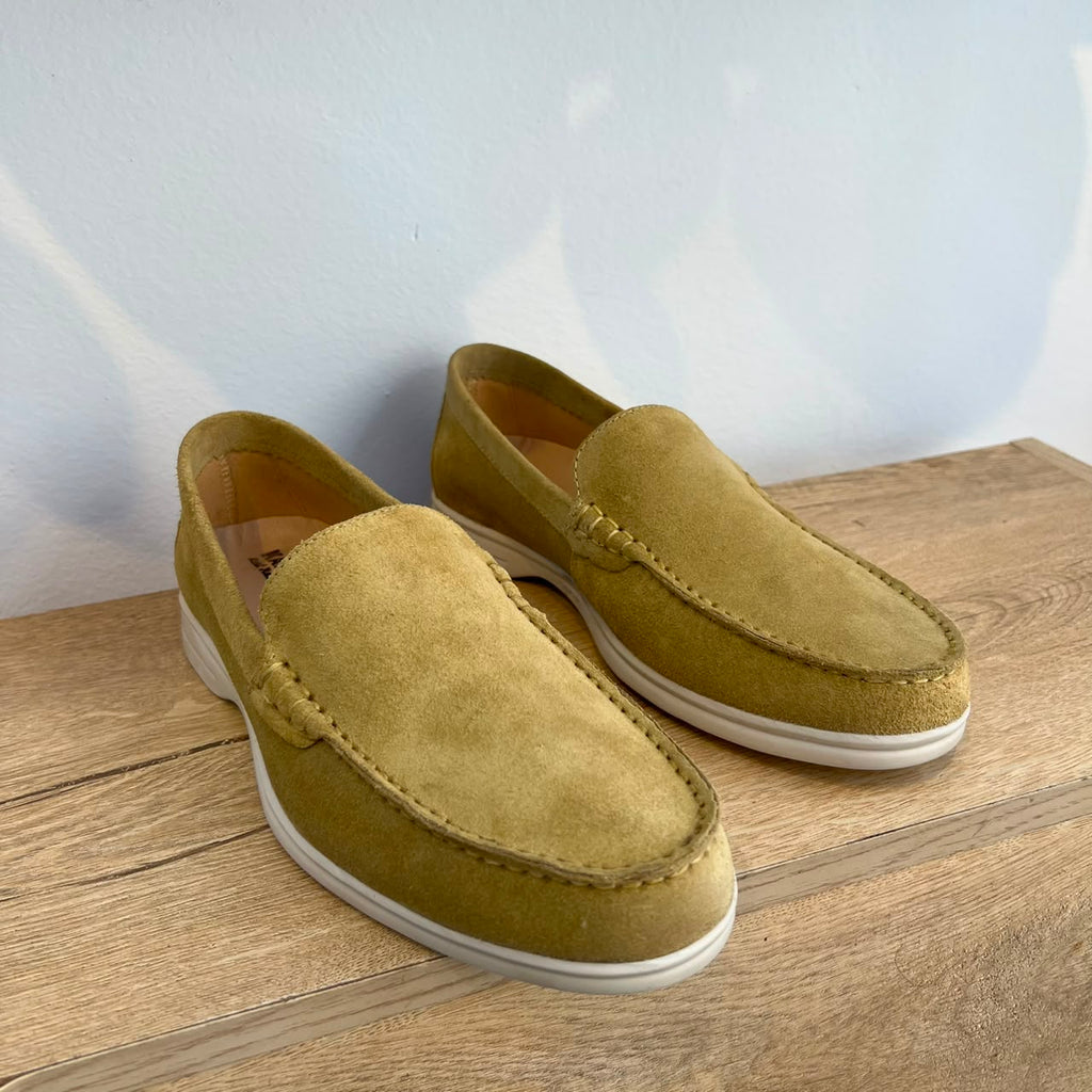 MOCASSIN CUIR BEIGE SABLE