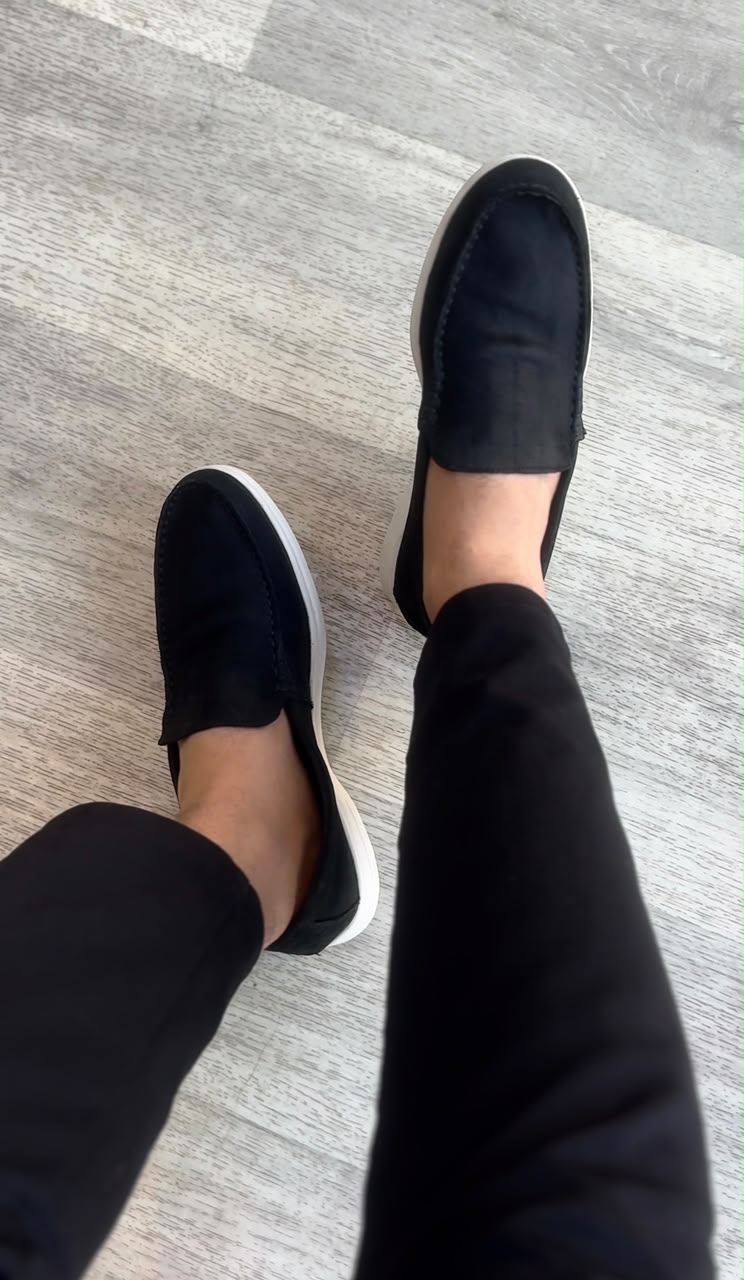 MOCASSIN CUIR NOIR