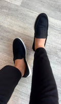 MOCASSIN CUIR NOIR