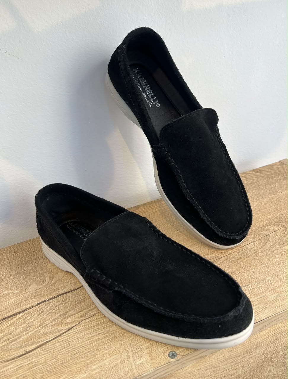 MOCASSIN CUIR NOIR