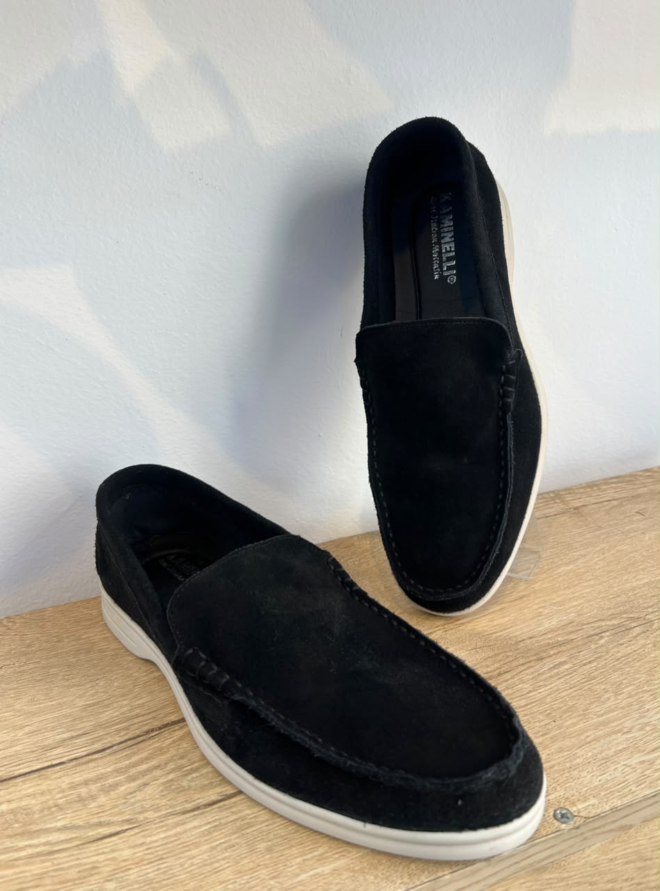 MOCASSIN CUIR NOIR
