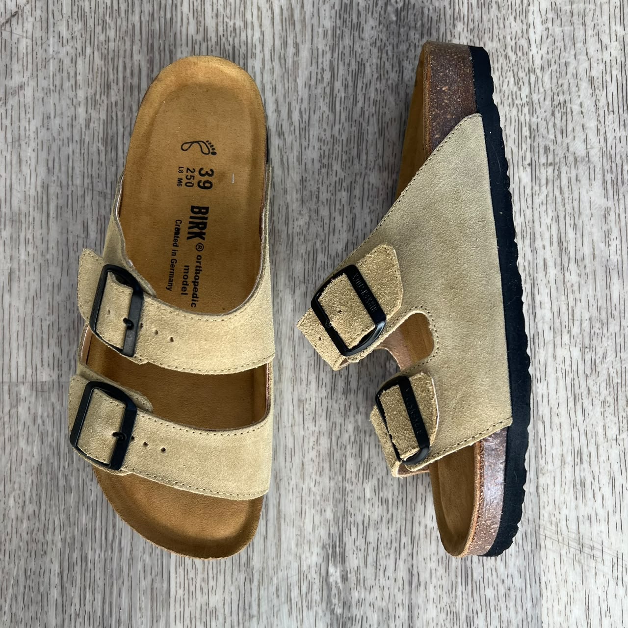 ARIZONA CUIR BEIGE SABLE FEMME