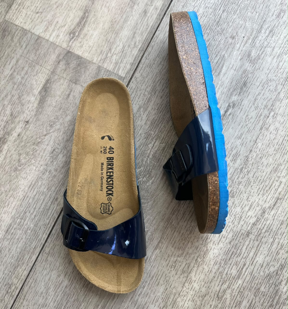 MADRID BLEU VERNIS EVA BLEU