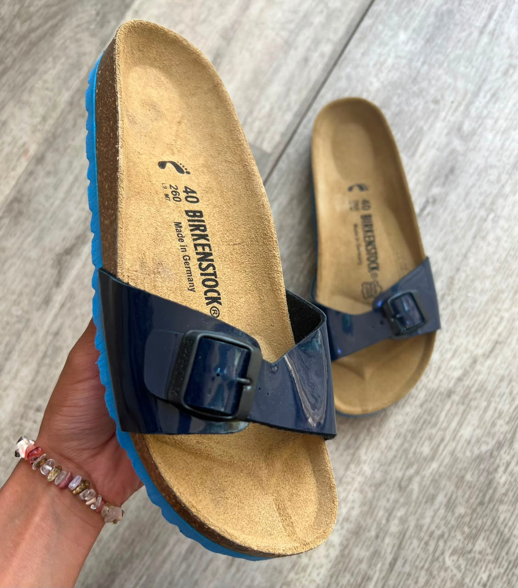 MADRID BLEU VERNIS EVA BLEU