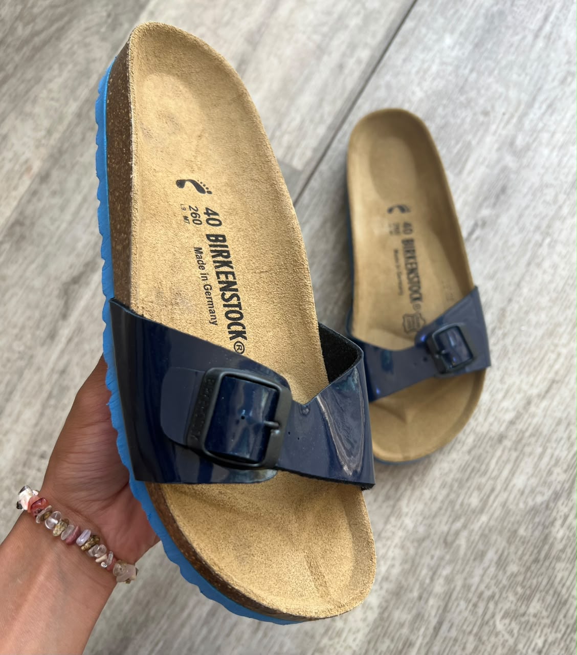 MADRID BLEU VERNIS EVA BLEU
