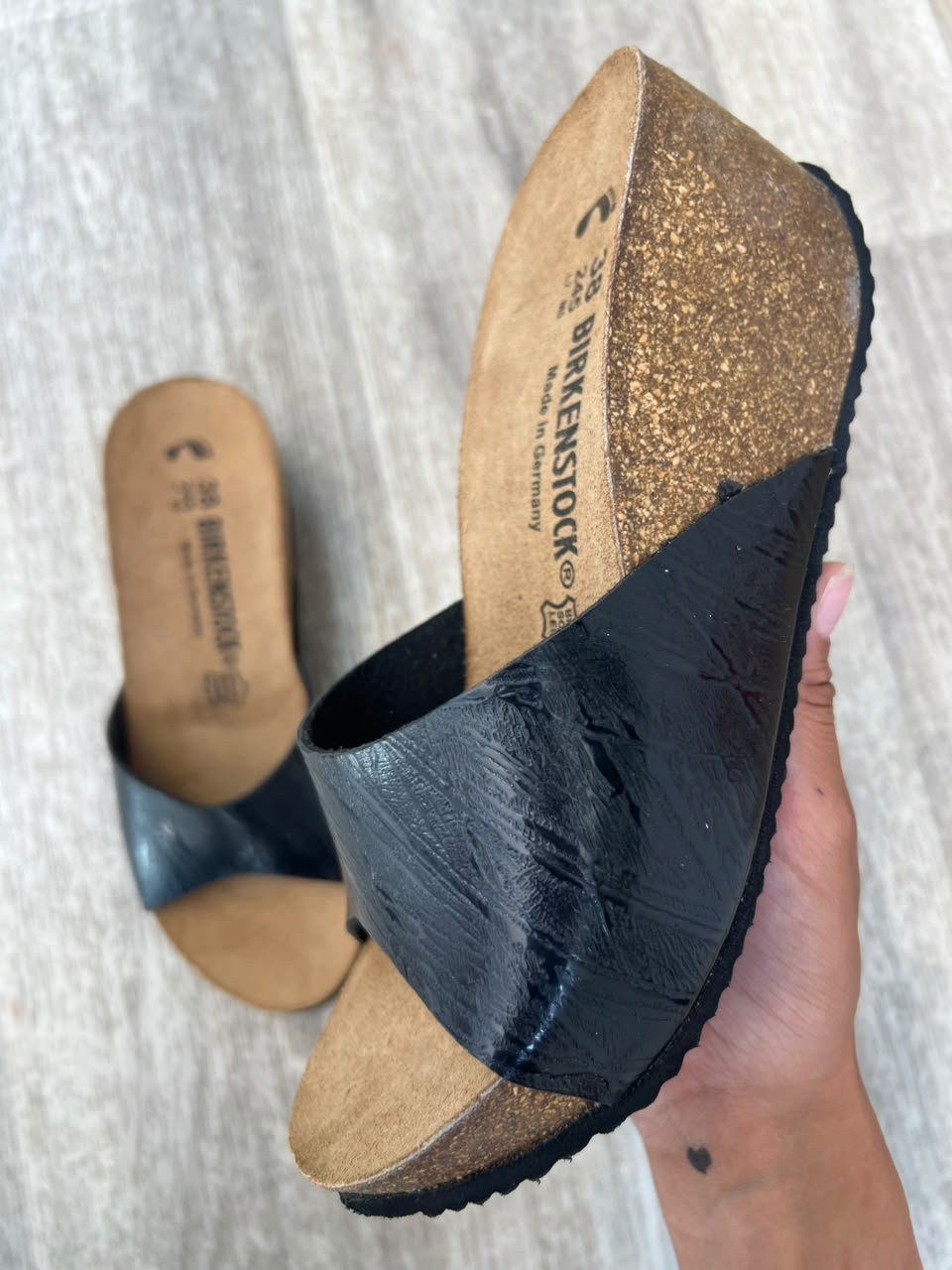 SENIA NOIR CROCO