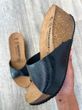 SENIA NOIR CROCO