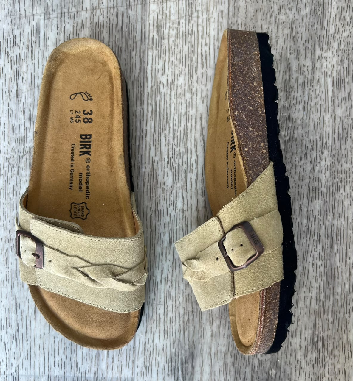 OITA NUBUCK BEIGE SABLE FEMME