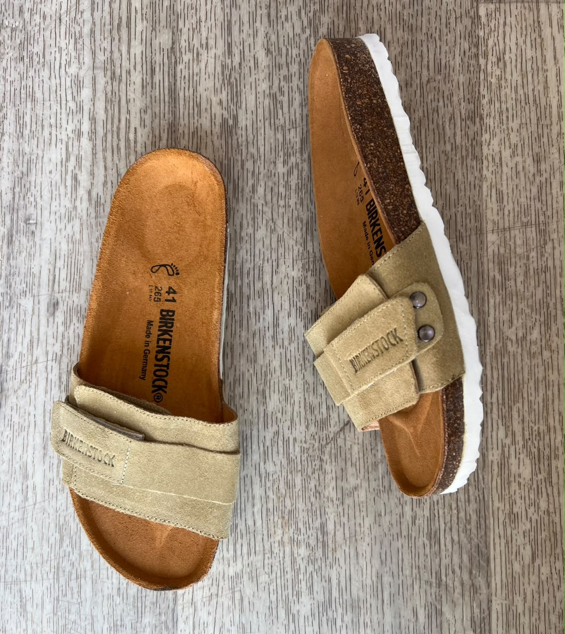 OITA CUIR BEIGE SABLE EVA BLANC HOMME